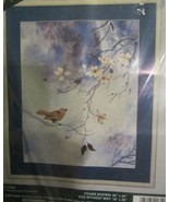 Elsa Williams Crewel Embroidery &quot; Falls Of Love&quot; .  Bird on dogwood tree - £22.65 GBP
