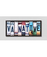 VA Native License Plate Tag Strips Novelty Wood Signs WS-547 - £43.45 GBP