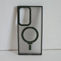 For Samsung Galaxy S23 Ultra Clear Case Slim Plating Compatible MagSafe Green - £3.87 GBP