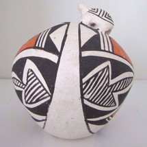 Vintage Native American Pot~ACOMA PUEBLO New Mexico~Signed RHT~Turtle~Perfect - £134.88 GBP