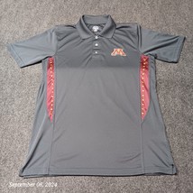 University of Minnesota Golden Gophers Golf Polo Shirt Adult Medium Gray - £10.42 GBP