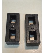 2 Quantity of Cast Iron 2&quot; Lift Blocks 5-11/16&quot; Long 2-3/8&quot; Wide Tapered... - $39.99