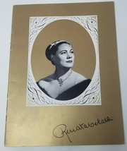 Renata Tebaldi Columbia Artists Management Press Souvenir Book Vintage 1... - £15.06 GBP