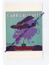 ad0294 - advert  for Carr&#39;s Biscuits packed for Imperial Air Ways - art ... - £1.99 GBP