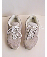 Women&#39;s Easy Spirit Seromy Gray Leather Walking Shoes Size 7.5W - £17.45 GBP