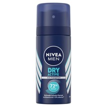 Nivea Men Dry Active Antiperspirant Spray 35ml-TRAVEL Size -FREE Shipping - $7.91