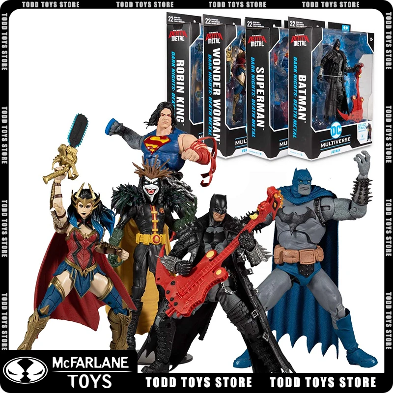 Ther set batman superman wonder woman robin king dc multiverse movable collectible doll thumb200