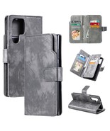 for Samsung Note 20 (Color: Gray) All in One Leather Back case with Magn... - $1,072.11 MXN