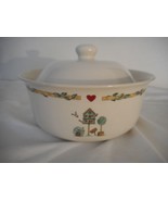 Thomson Pottery Birdhouse Topiary 2 Quart Covered Casserole Serving Bowl... - $706.61 MXN