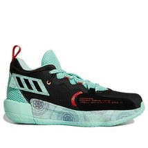 Adidas Men Dame 7 Extply Gca Basketball Sneakers Black/Clear Mint H68607 Size 7 - £59.85 GBP