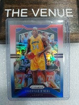 2019-20 Panini Prizm Prizms Red White and Blue #11 Shaquille O&#39;Neal LAKERS - £3.17 GBP