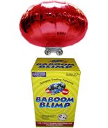 Red Radio-Controlled Baboom Flying Saucer UFO (Indoor Toy Blimp) R/C 27M... - $55.55