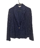 Nanette Nanette Lepore Blazer navy Women&#39;s sz L NEW - $191.87 CAD
