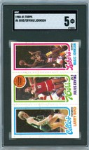 1980 Topps Bird #34 Erving #174 Magic Johnson #139 Rookie SGC 5 P1321 - £1,587.63 GBP