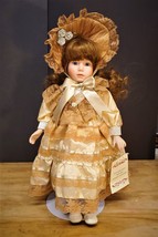 Vintage Hand Made Doll from the Windsor Collection Porcelain Doll 16&quot; &quot;Isabel&quot; - £31.15 GBP