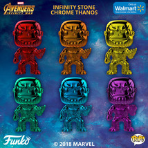 Marvel Avengers Infinity War Funko POP! Walmart Exclusive Chrome Thanos ... - £111.66 GBP