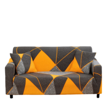 Anyhouz 4 Seater Sofa Cover Marigold Style and Protection For Living Room Sofa C - £47.07 GBP