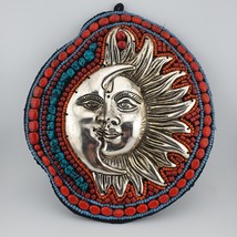 Appendiabiti da parete fatto a mano con perline sole e luna ideale per... - $2,276.83 MXN