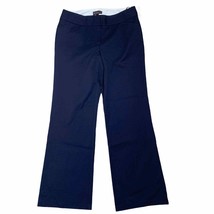 Dana Buchman Flawless Fit Stretch Pants Size 12 Navy Blue Womens 34X32 - £15.81 GBP