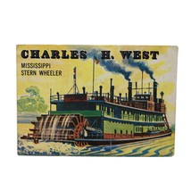 VTG 1955 Rails &amp; Sails Mississippi Stern Wheeler Topps Card # 142 TGC Inc. - £18.36 GBP