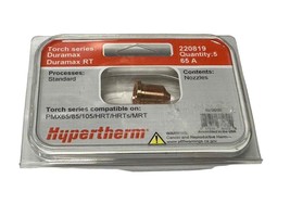 5 Pieces Hypertherm 220819 Duramax RT Nozzles 65A - £29.60 GBP