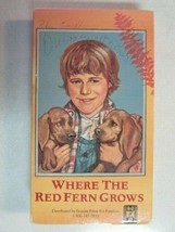 WHERE THE RED FERN GROWS VHS VIDEOTAPE NTSC JAMES WHITMORE FAMILY FILM: ... - £1.17 GBP