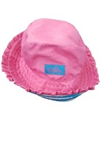 UVSKINZ Reversible BUCKET HAT Size 4T UVP 50+ Pink Blue - $108.11 MXN