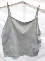 Wild Fable Women's Medium Gray Cropped Cami Tank Top image 2