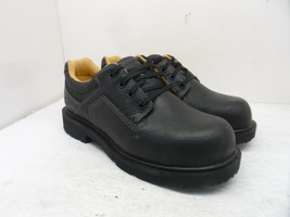 DAKOTA Men&#39;s Low-Cut Quad Comfort Steel Toe Steel Plate Work Shoe Black Size 11W - £45.54 GBP