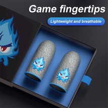 1pair Gaming Finger Sleeve Breathable Fingertips - £2.63 GBP