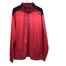 AND1 Jacket XXL Red Black Basketball Warm-Up Jacket Top Full Zip - £14.48 GBP