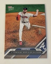 40/49* Chris Sale MLB Braves 2024 Topps Now #639 12th In History 8 200k Seasons - $148.50