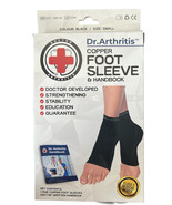 Doctor Developed Copper Foot Sleeves/Plantar Fasciitis Socks Pair Size S - £10.16 GBP