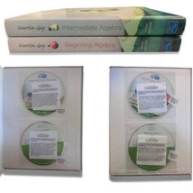 Intermediate Algebra &amp; Beginning Algebra Textbooks w/ Resource Discs Mar... - $782.69 MXN