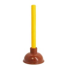Forced Cup Plunger, Durable Rubber, 4 In Cup Dia, 8 In Wood - $18.99