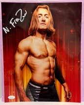 Nathan Frazer Funhouse Metallic Muscles Signed Autograph 11x14 WWE AEW T... - $33.85