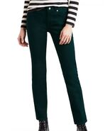 Levi&#39;s Classic Straight Corduroy Jeans Emerald Green Mid Rise Women&#39;s 8 ... - $55.26 CAD