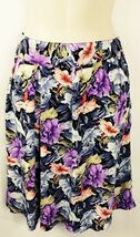 Max-Max Women's Pleated Knee Length Skirt Floral No Size Tag - $10.40