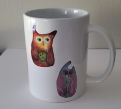 Crazy Owls 15 Ounce Sublimated Coffee Mug - £14.99 GBP