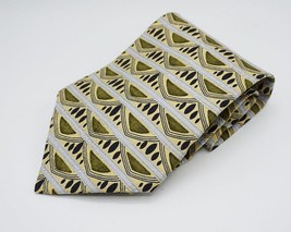 Silk Tie Necktie Zanzara Wide 4&quot; - £11.15 GBP