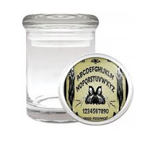 Ouija Goth Skeleton Skull Punk Odorless Air Tight Medical Glass Jar D-075 - £8.57 GBP