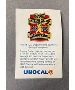 Pin #5 L.A. Dodger Dodgers Batting Champ Tommy Davis Unocal 76 - £6.19 GBP