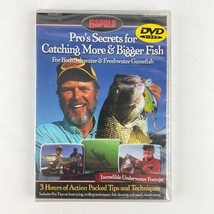 Rapala Pro&#39;s Secrets for Catching More and Bigger Fish DVD NEW SEALED - £9.47 GBP