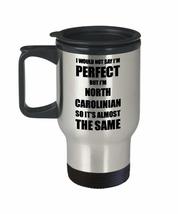 North Carolinian Travel Mug Funny North Carolina Gift Idea For Men Women Pride Q - £18.17 GBP