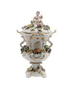 XL Large Herend Porcelain Lidded Vase with Elegant Swan Handles  Vintage... - £3,950.01 GBP