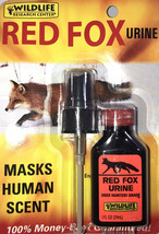 Wildlife Research 510 Red Fox Urine 1oz Pump Spray-BRAND NEW-SHIPS SAME ... - $3.84