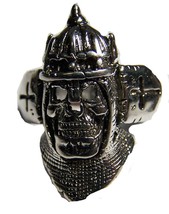 Quality Midieval Knight W Armor Biker Silver Ring BR51 Jewelry Rings Mens King - £7.43 GBP