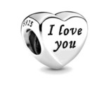 S925 I Love You Heart Bracelet Charm for Wife Mom Girlfriend Valentines Day - $19.79