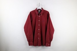 Brooks Brothers Regent Fit Mens Large Non Iron Stretch Button Down Shirt Red - $39.55