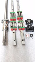 2 pcs HGR25-600mm Linear rail &amp;DFU2510-600mm Ballscrew&amp;BF20/BK20 Kit - £231.50 GBP